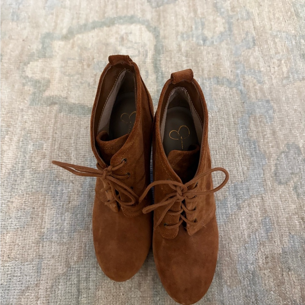 Jessica Simpson Brown Ankle Boots